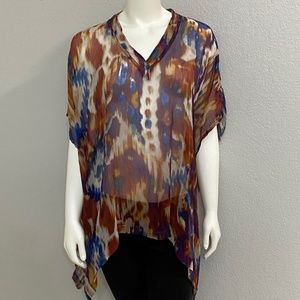 Chico’s Sheer Silk Top